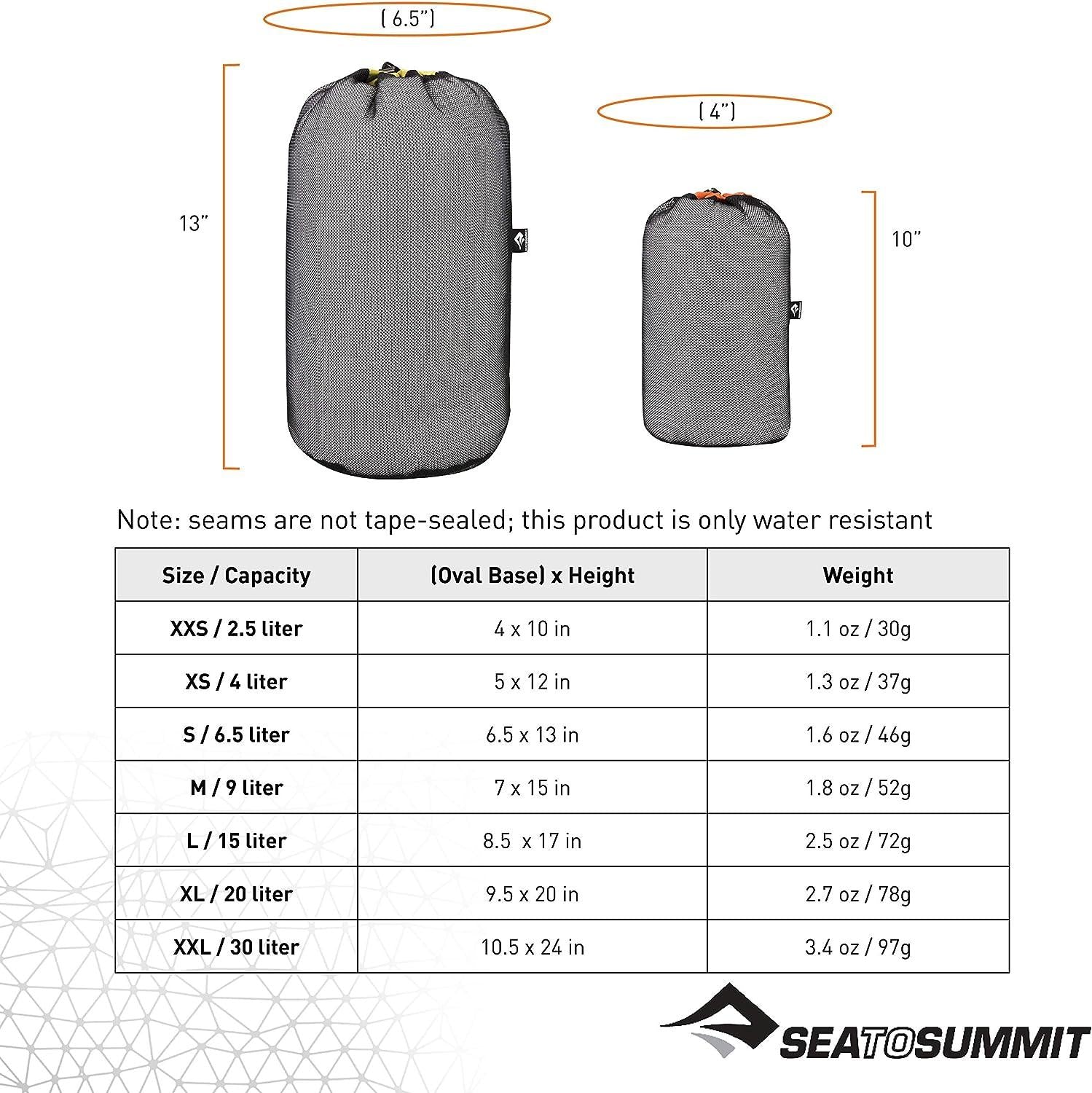 Sea to Summit Mesh Stuff Sack XL (20L) Red