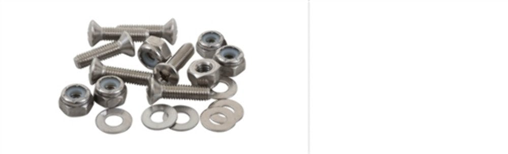 Sea-Lect Designs Pan Head with Locknuts – 6 pack 1/2" x #10-32