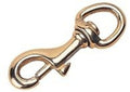 Swivel Eye Bolt Snap Sand Cast Brass