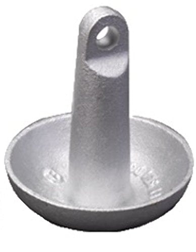 Sealect Designs Mushroom Anchor 8 Pounds, Cast Iron (Aluminim Paint)