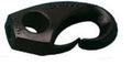 Shock Cord Clip 1/4" Black Nylon