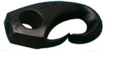 Shock Cord Clip 1/4" Black Nylon