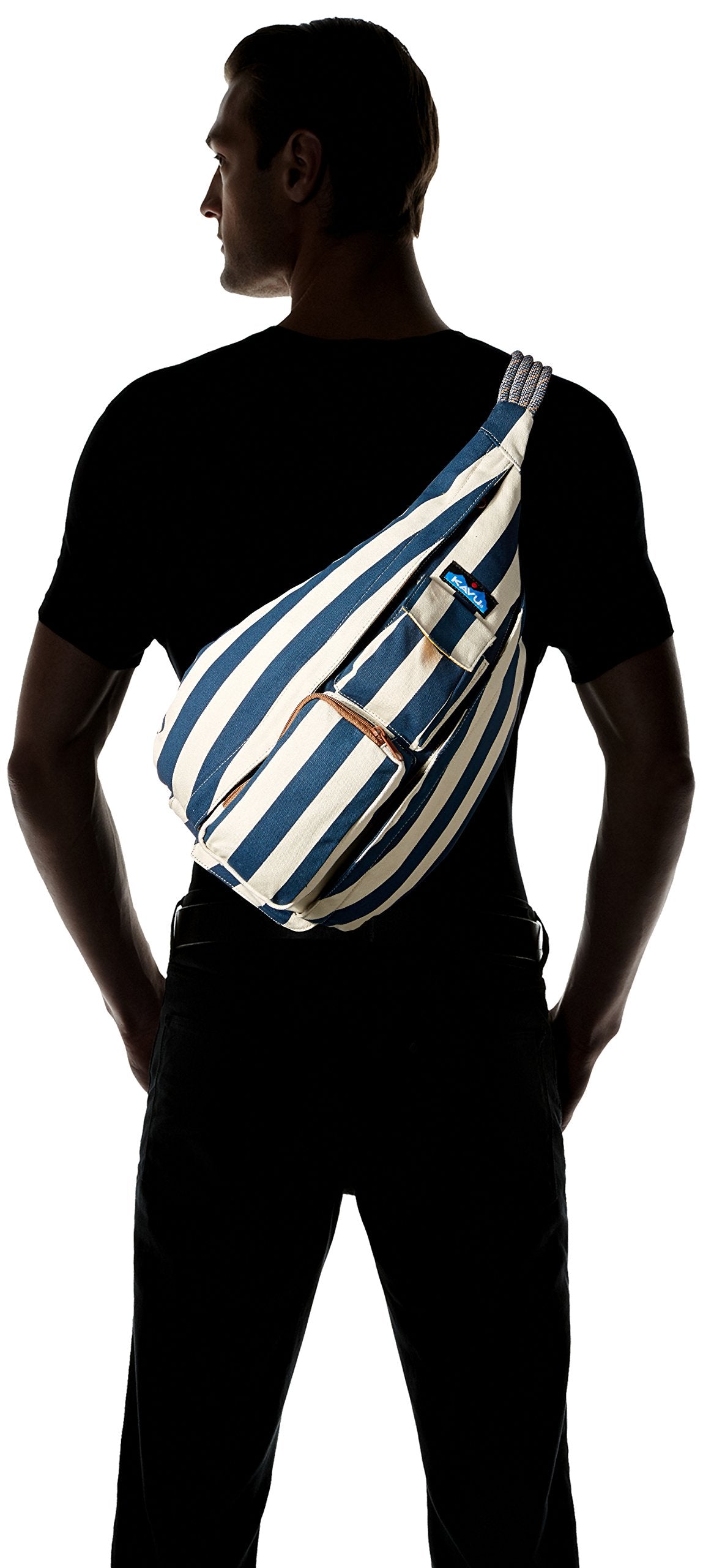 KAVU Rope Backpack, Nautical Stripe, One Size