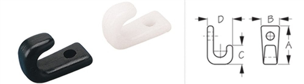 SEA-LECT Designs Nylon Lashing J-Hook