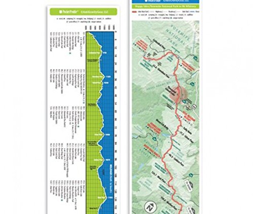John Muir Trail / PCT Pocket Profile Map
