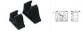 Sea-Lect Designs Pole Storage Clips 1-1/4" Molded Rubber (2pk)