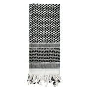 Rothco Shemagh Tactical Desert Scarf Black and White