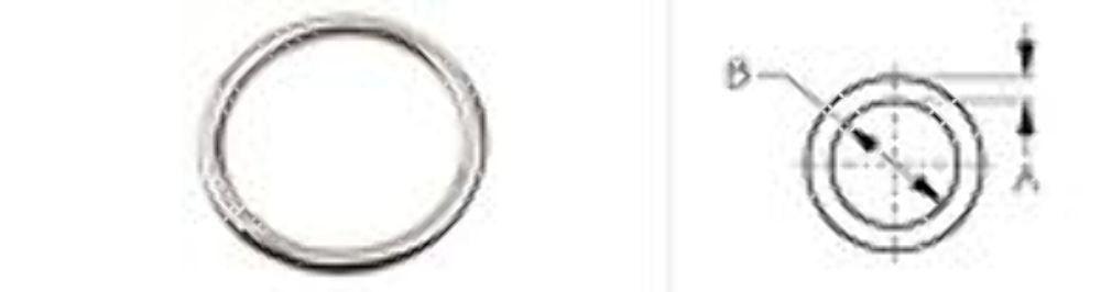 Stainless Steel Round Ring 1.5 inch