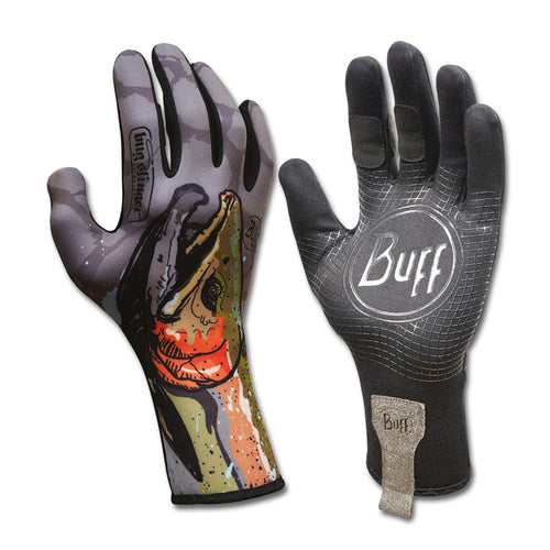 BUFF Sport Series MXS 2 Gloves, Bug Slinger Steelhead, X-Small/Small