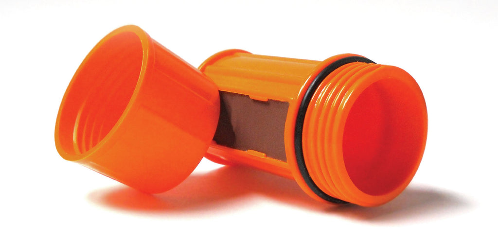 UCO Stormproof Match Kit with Waterproof Case, 25 Stormproof Matches and 3 Strikers - Orange